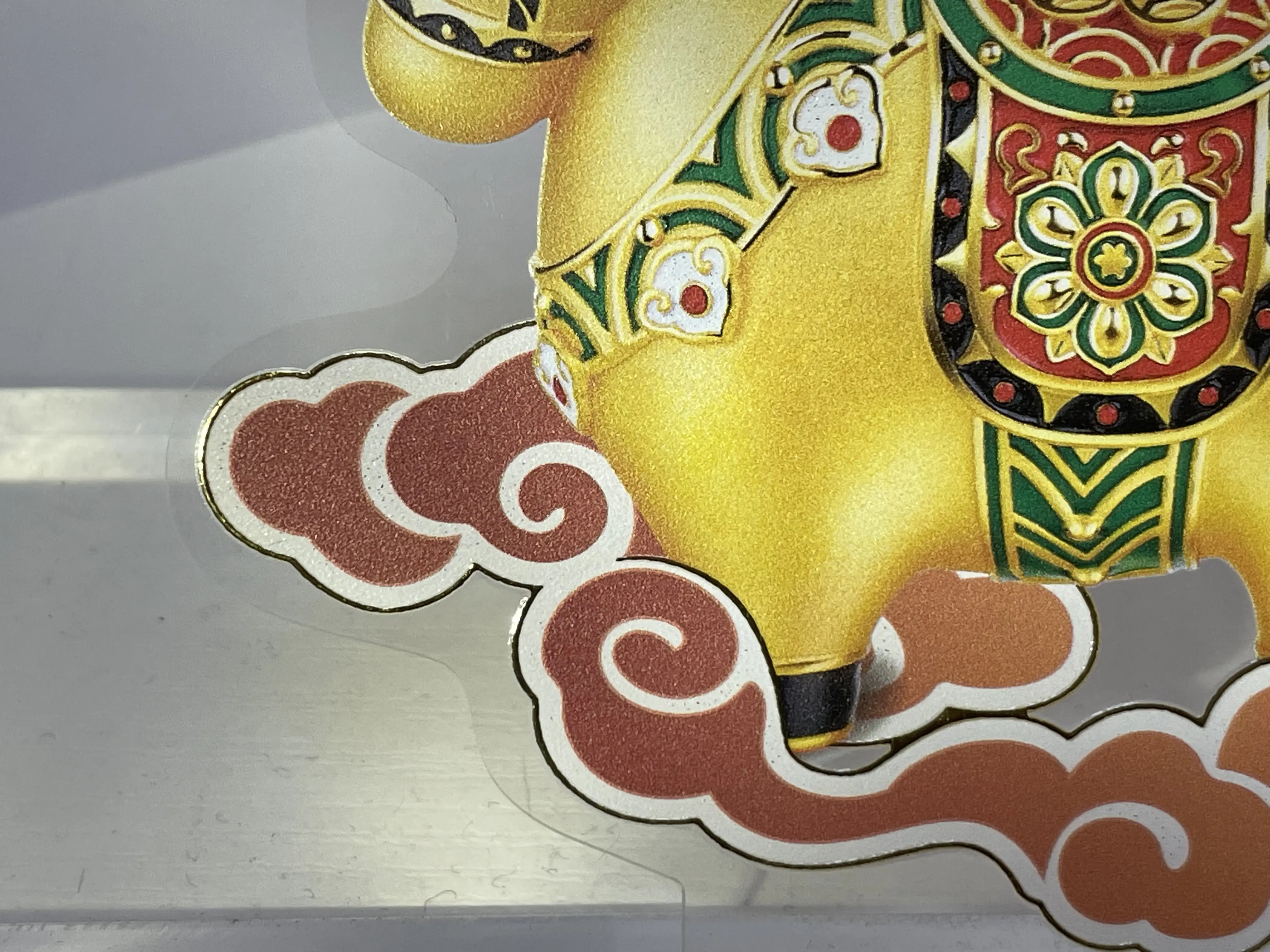 祝祭用装飾、メタリック印刷