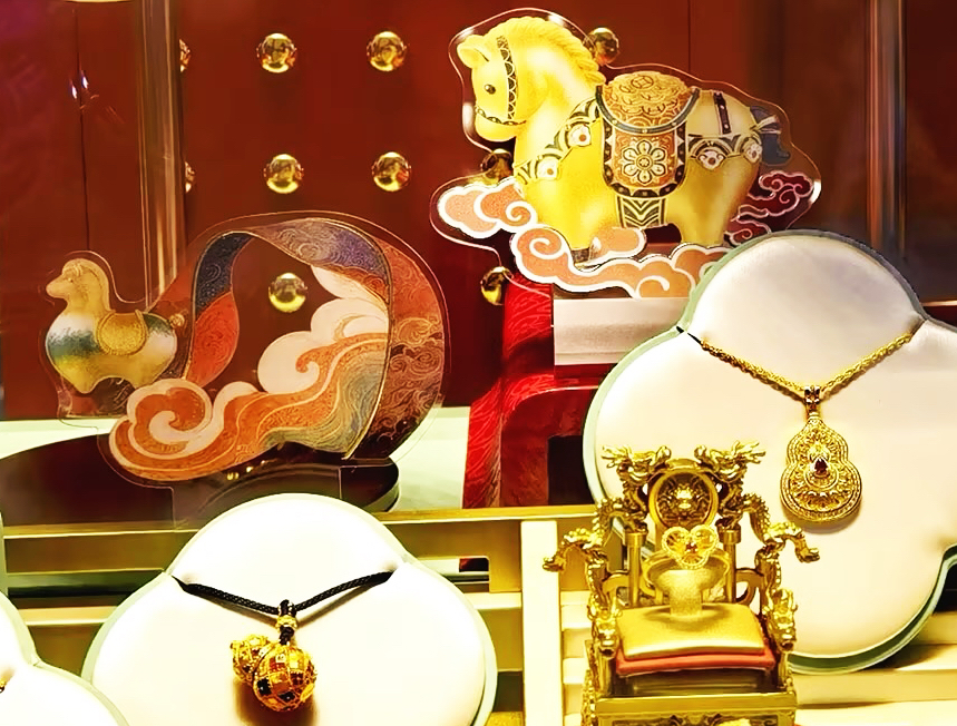 祝祭用装飾、メタリック印刷