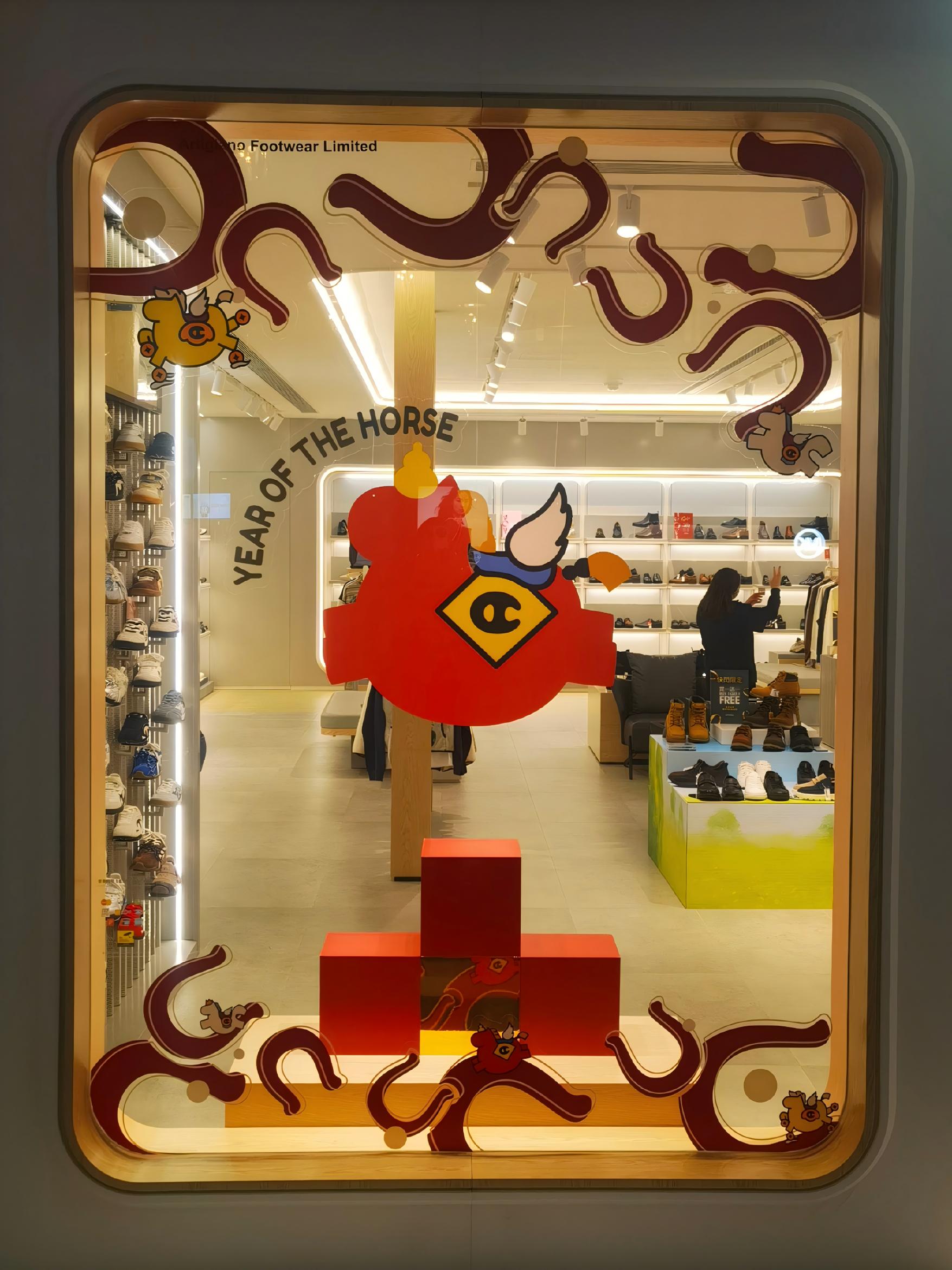 新年ウィンドウディスプレイデザイン