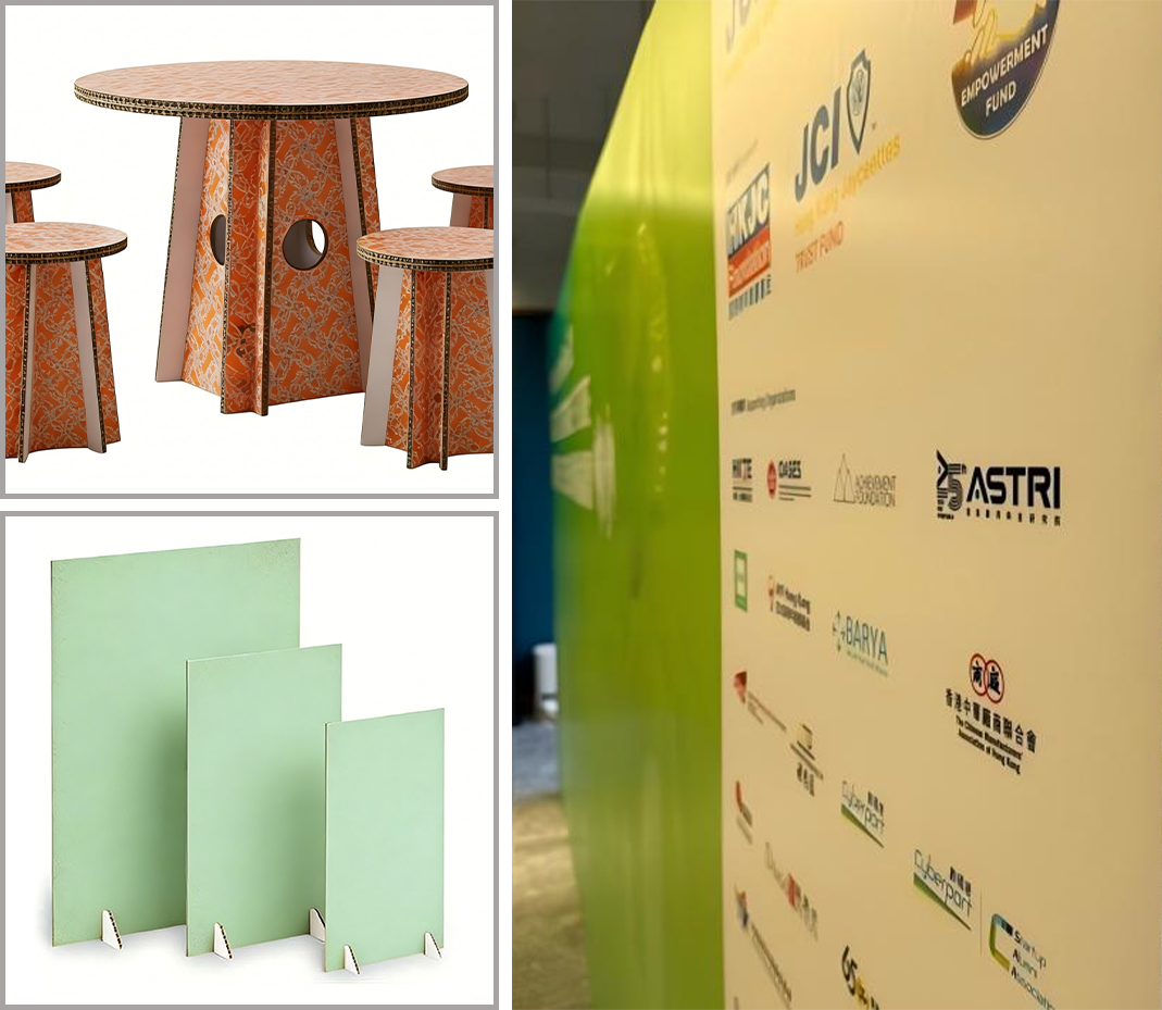 環境配慮型ウィンドウディスプレイ什器