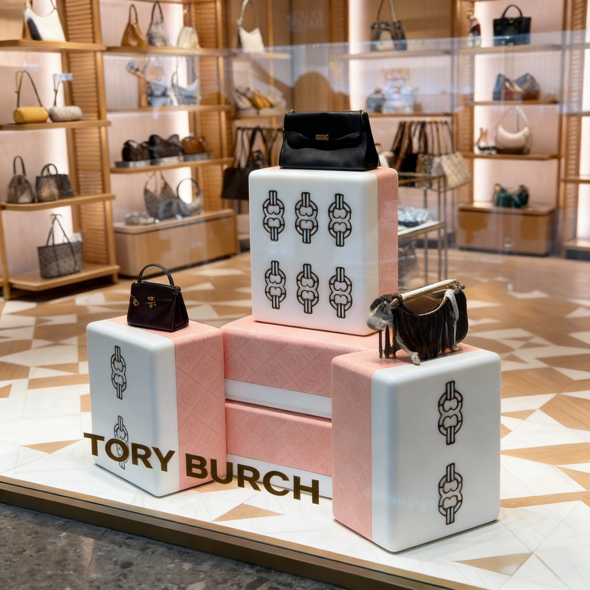Tory Burch Window Display Props