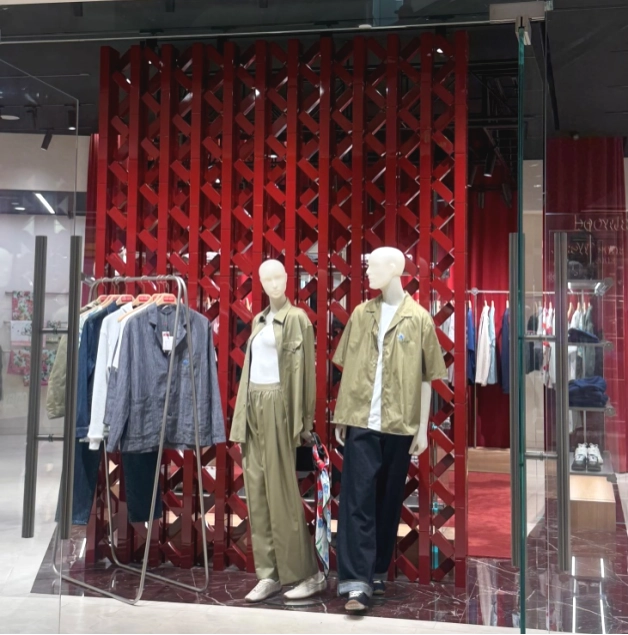 KENZO Spring/Summer retail window display props