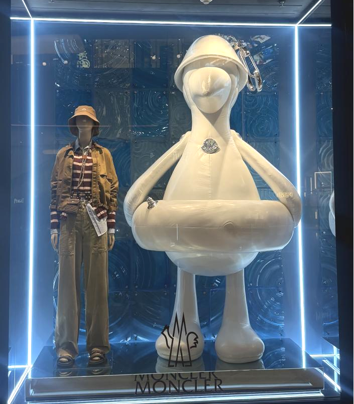 Moncler Spring/Summer retail display props