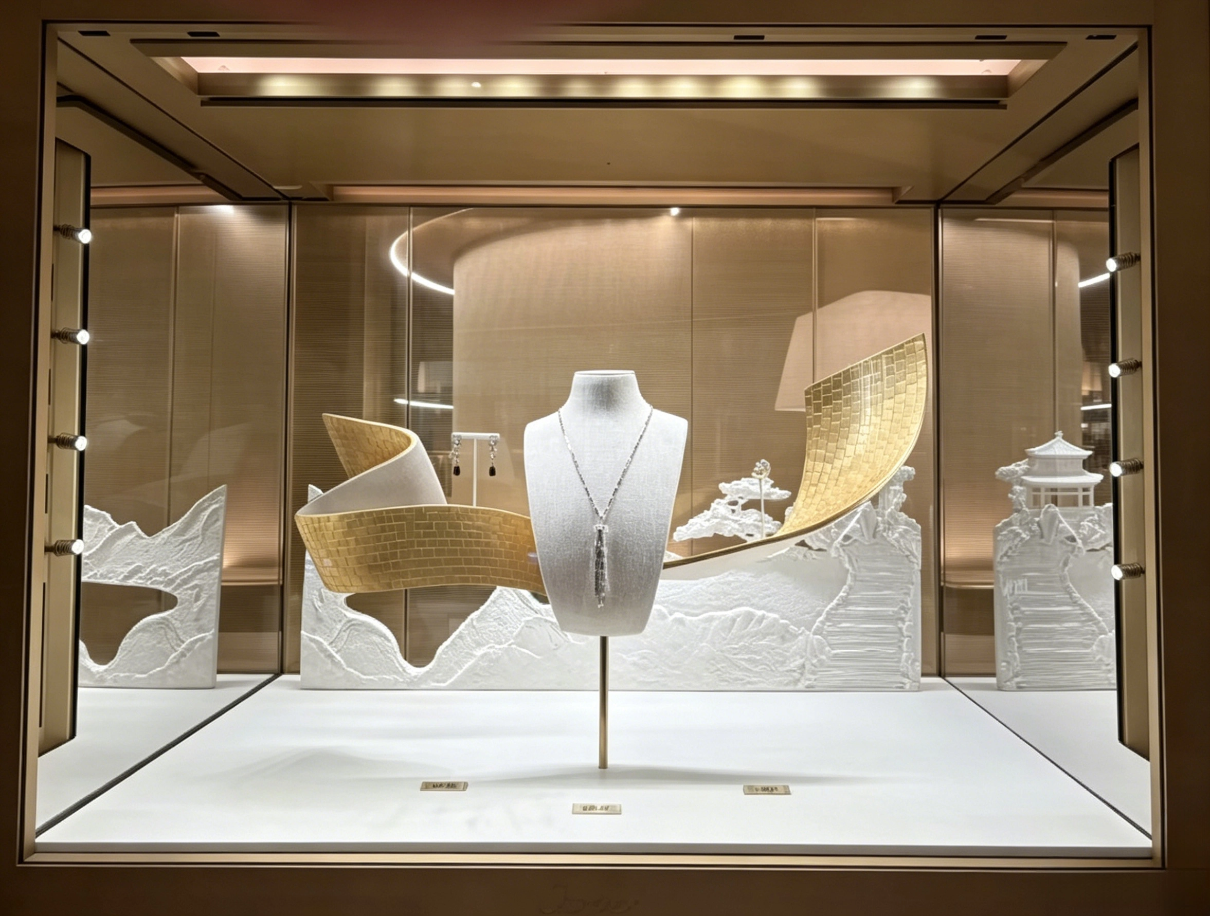 Cartier Spring/Summer retail window display props